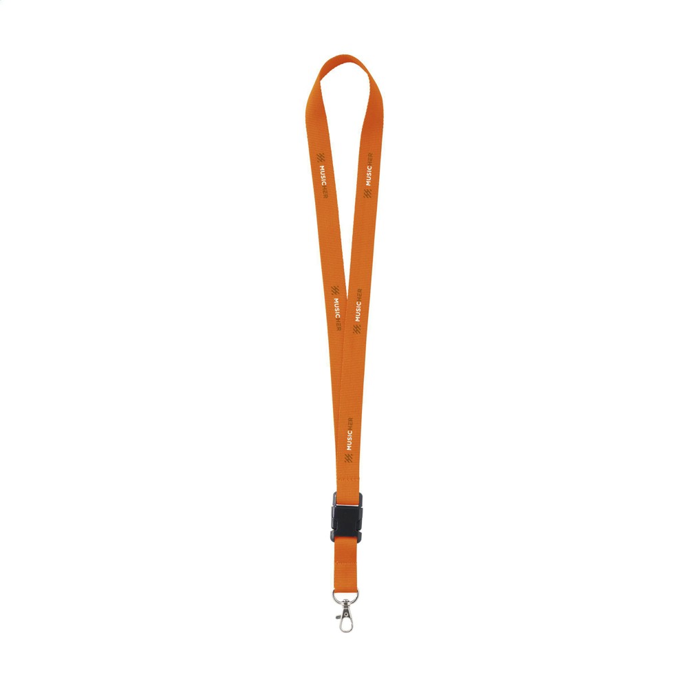 KeyCord 2 cm Schlüsselband - orange (± PMS 1505)