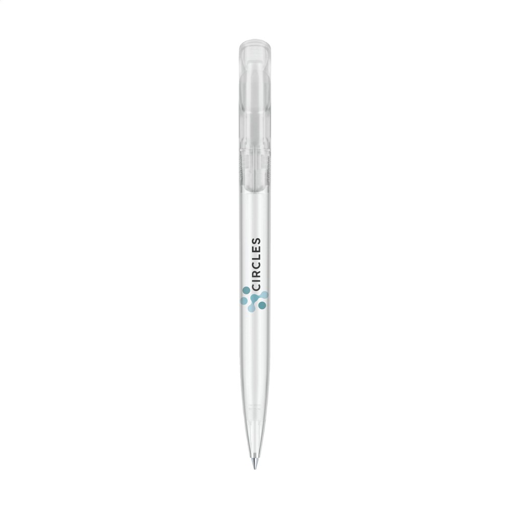 Senator Challenger Frosted Kugelschreiber - weiß (± PMS White)