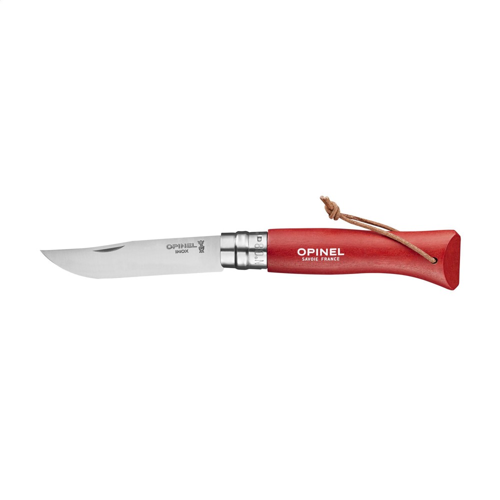 Opinel Colorama No 08 Taschenmesser - rot