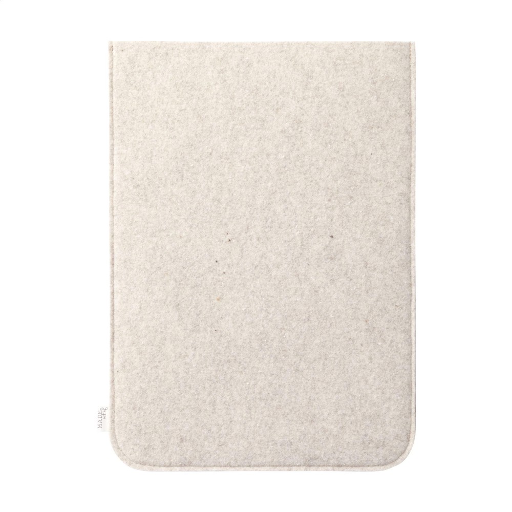 Recycled Felt & Apple Leather Laptop Sleeve 16"