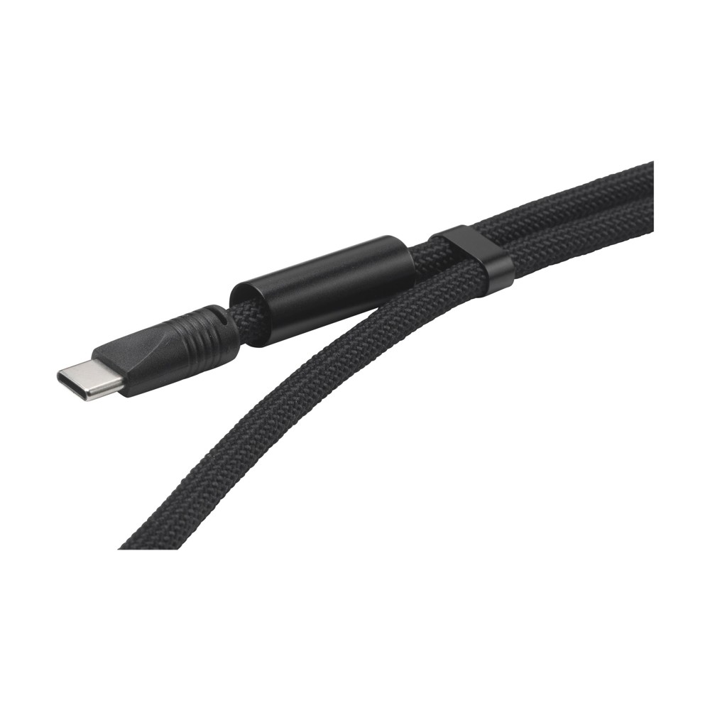 Lanyard 2-in-1 GRS RPET Load & Sync USB Cable