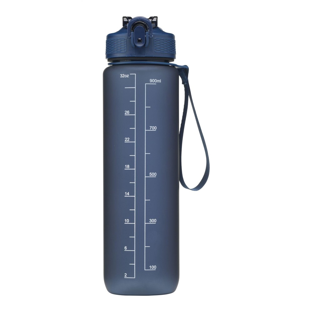 AquaSport RCS Recycled Water Bottle 1 L - blau (± PMS 295C)