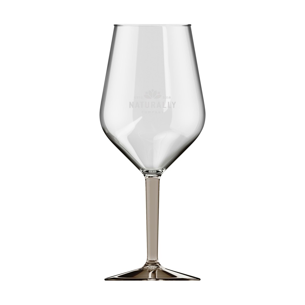 HappyGlass Lady Abigail Trans Weinglas Tritan 470 ml - transparent grau