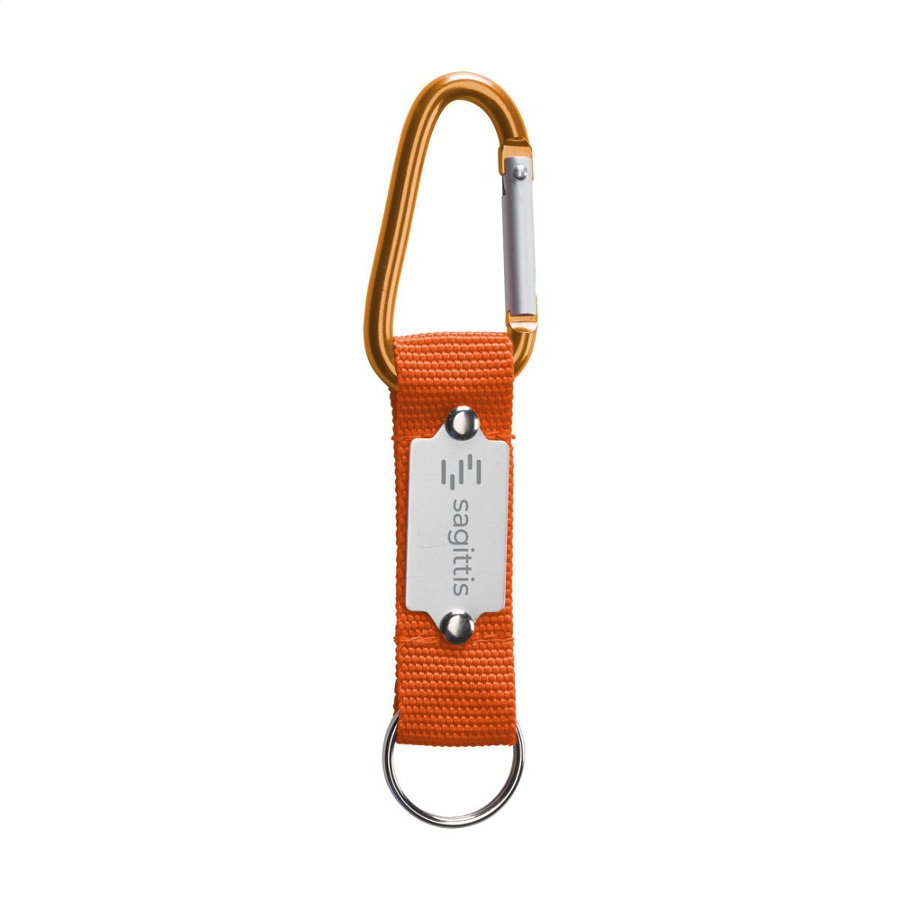 KeyTex Karabinerhaken - orange (± PMS 1655)