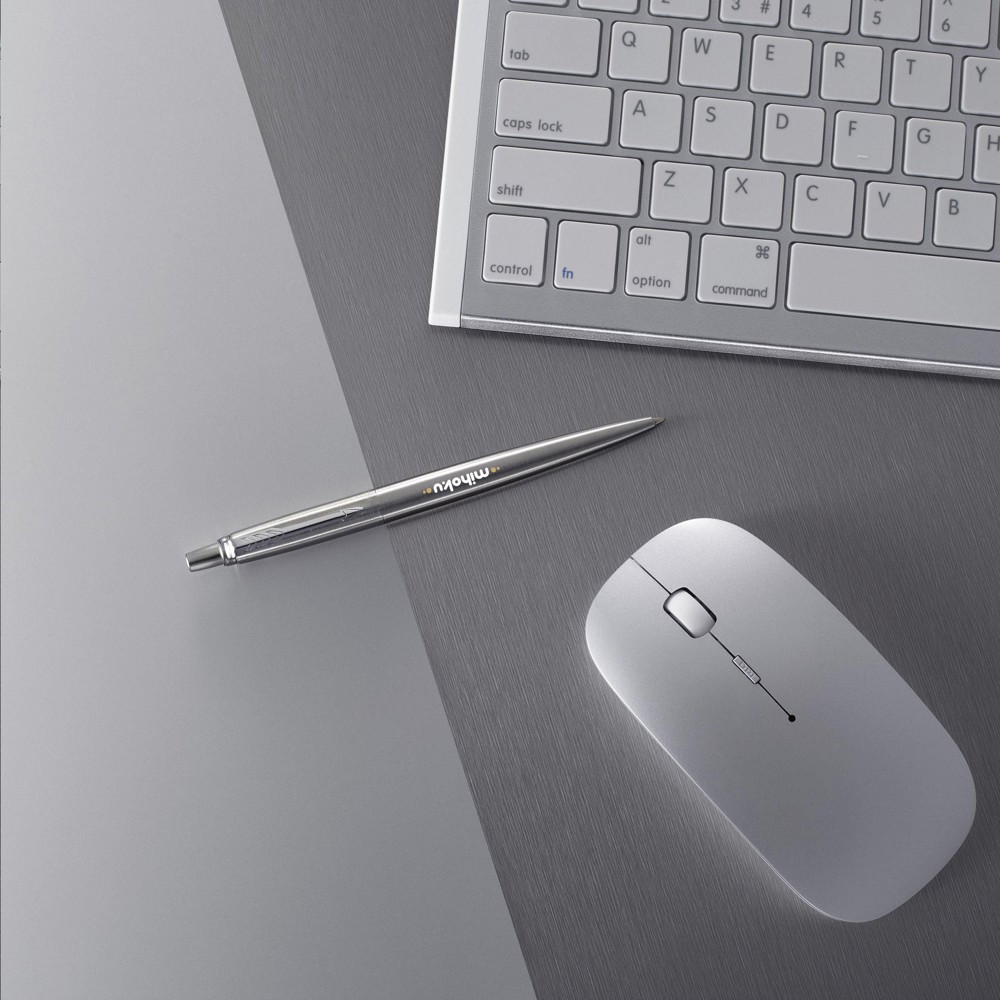 Parker Jotter Edelstahl Kugelschreiber - blau