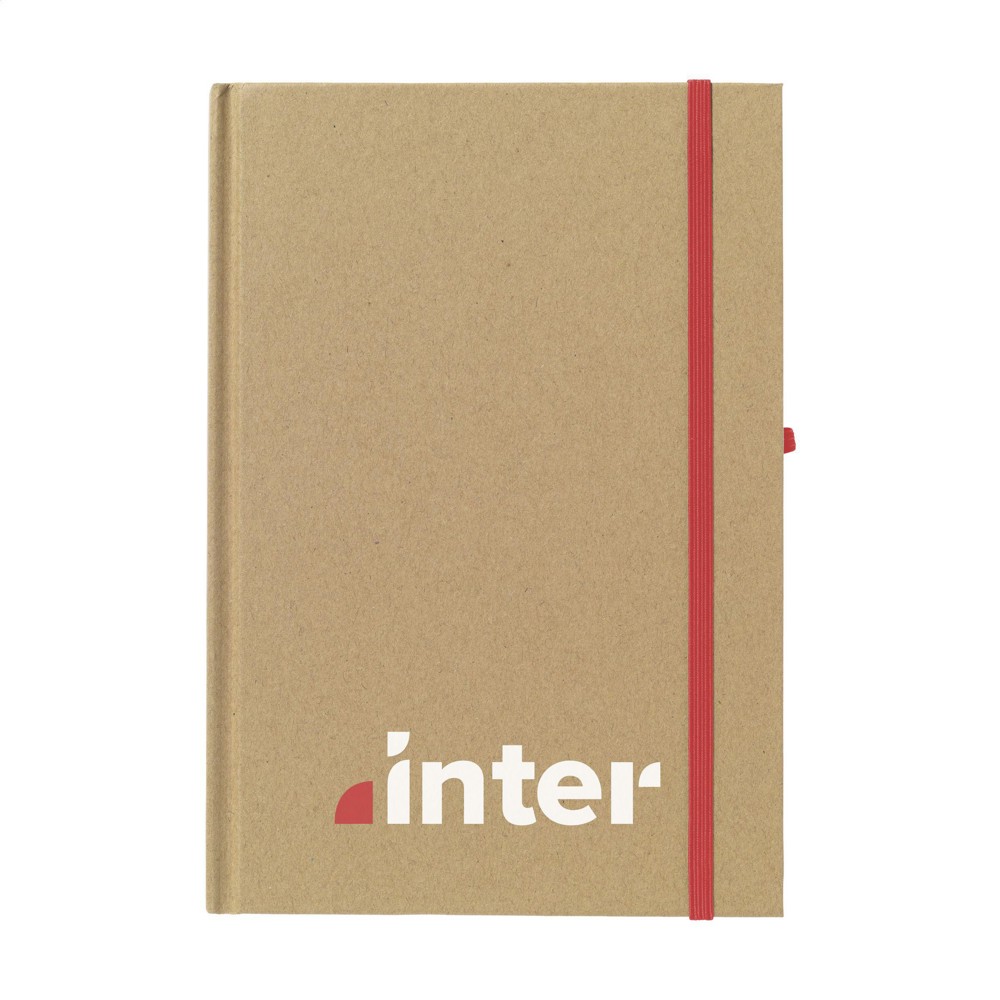 ECO Notebook A5 Notizbuch - rot (± PMS 3517U)
