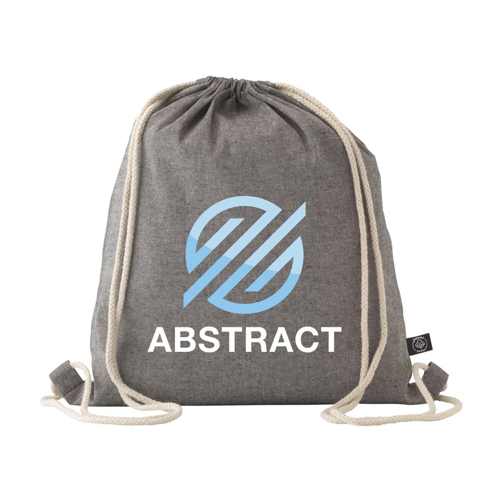 GRS Recycled Cotton PromoBag (180 g/m²) Rucksack - grau