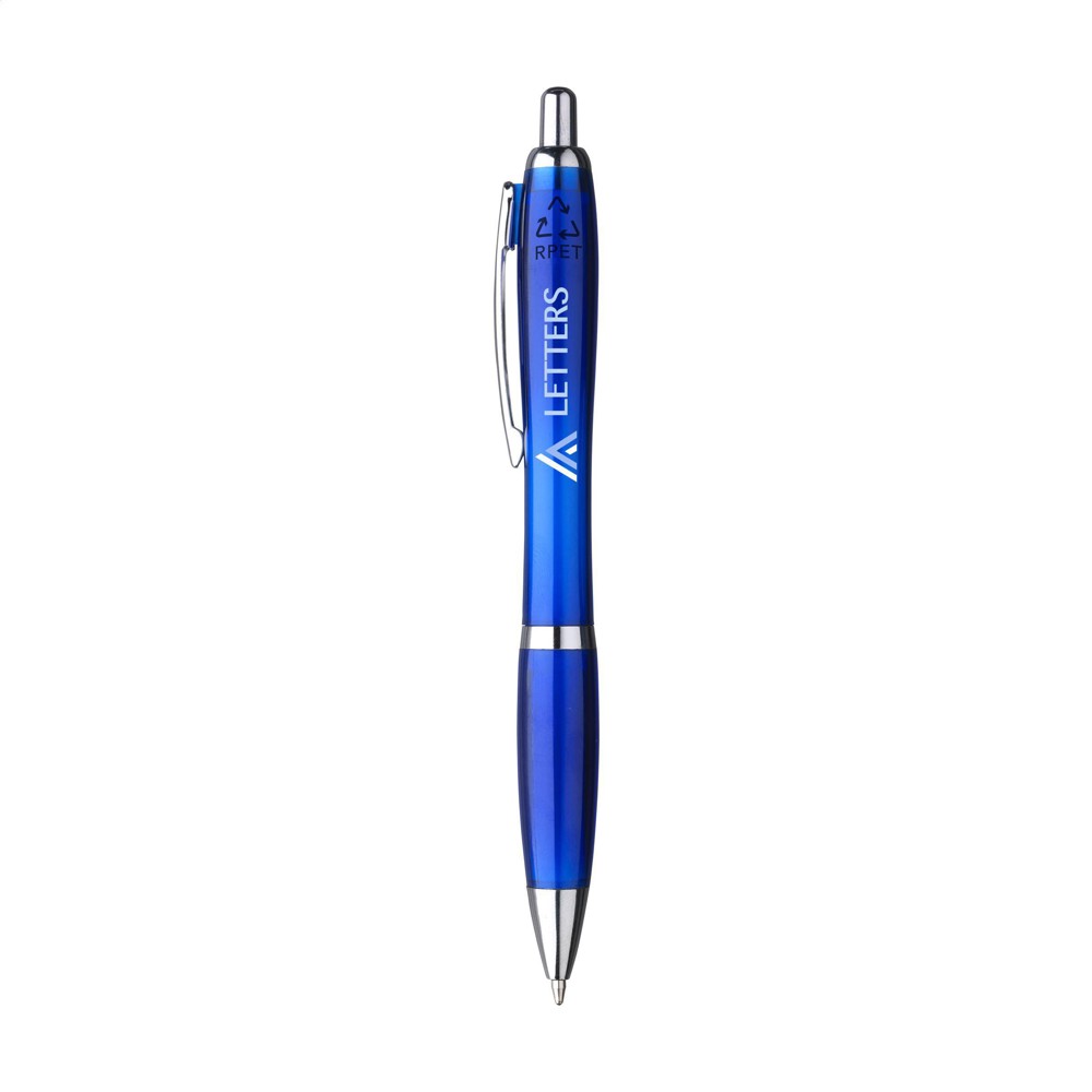 Athos GRS RPET Kugelschreiber - blau (± PMS Reflex Blue)