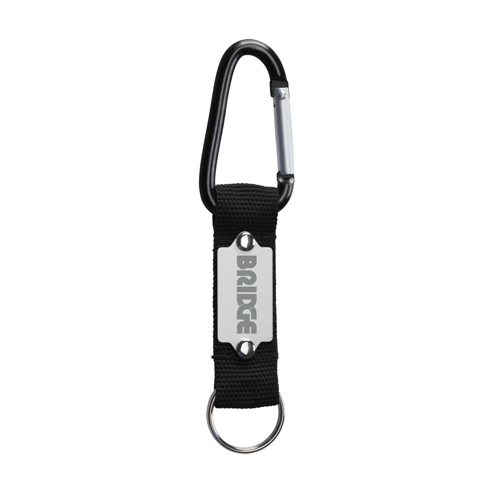 KeyTex Karabinerhaken - schwarz (± PMS Black)