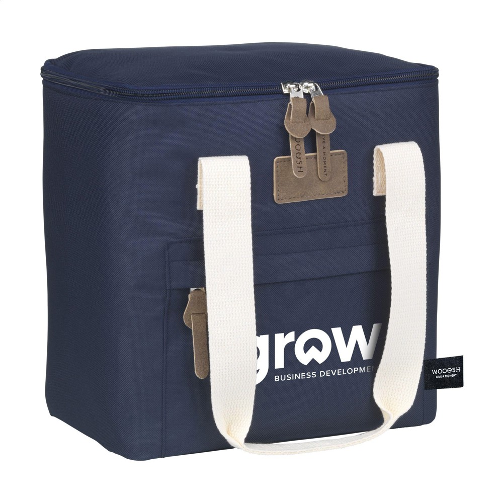 Wooosh Callisto de Luxe GRS RPET Cooler Kühltasche - dunkel blau (± PMS 533C)
