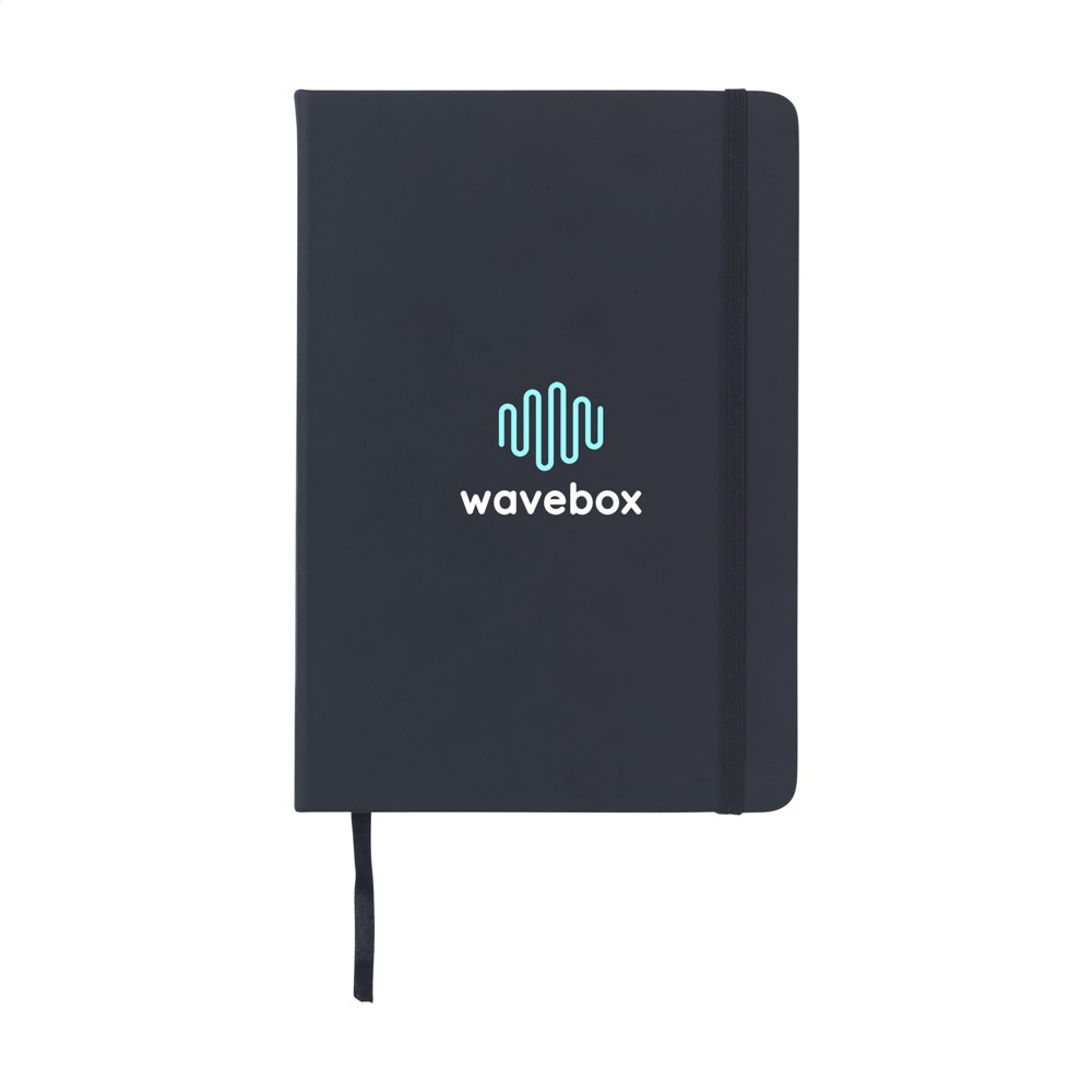 BudgetNote A5 Lines Notizbuch - schwarz