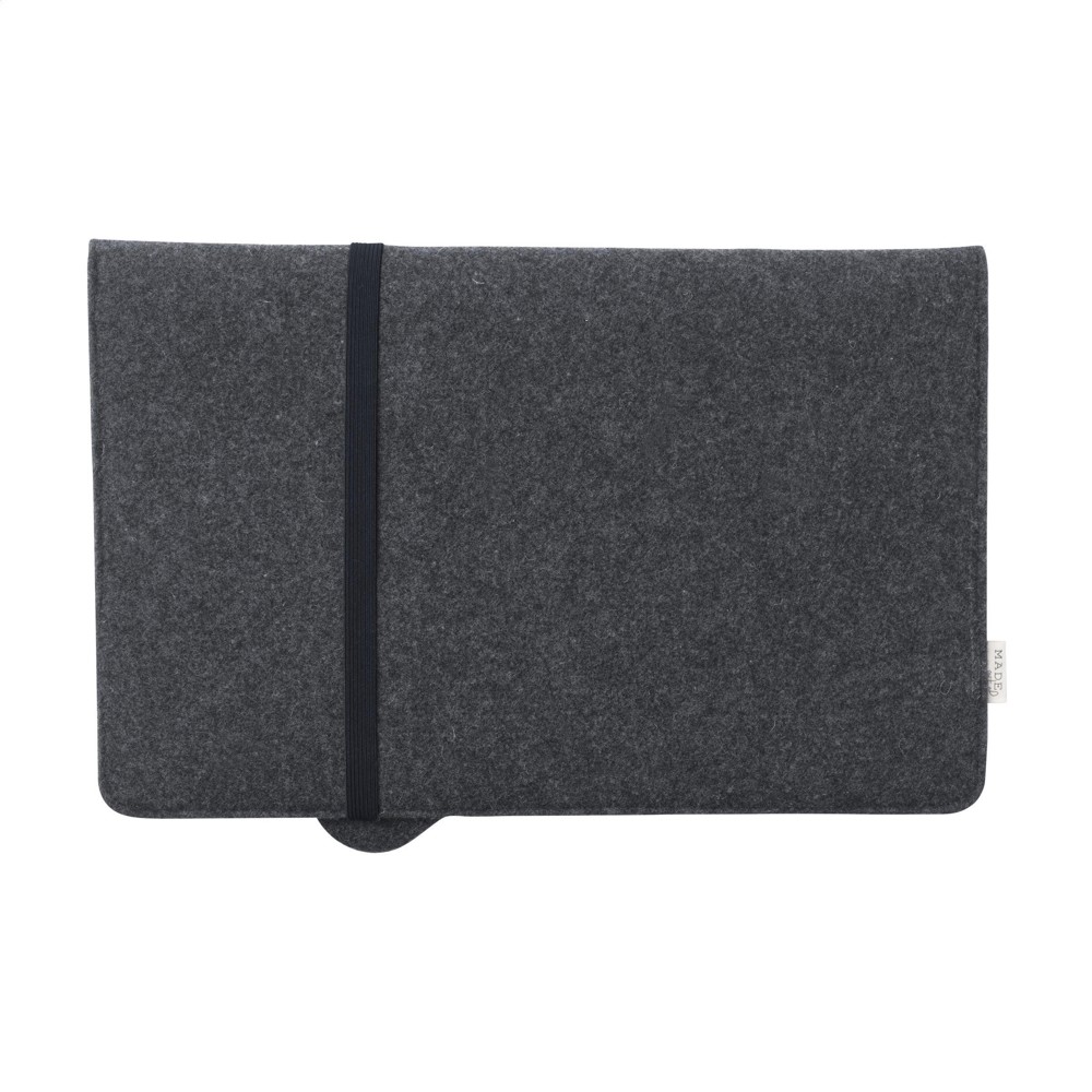 Recycled Felt & Apple Leather Laptop Sleeve 15/16"
