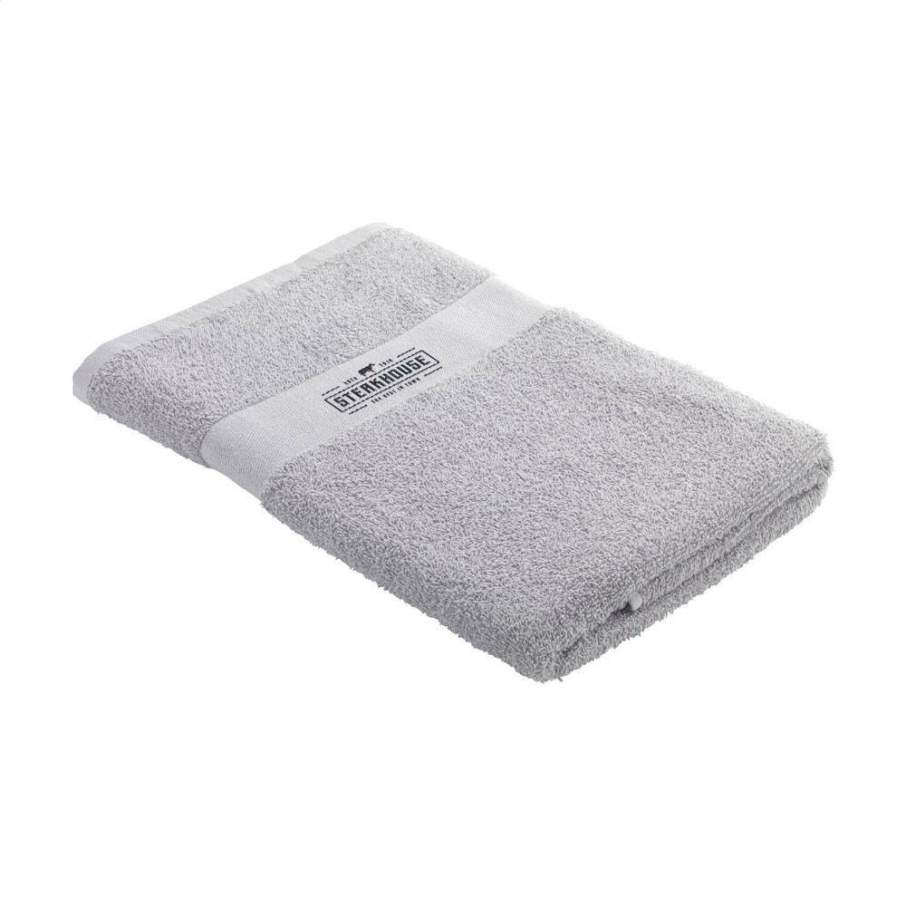 Wooosh Bath Towel GRS Recycle Cotton Mix 140 x 70 cm - hellgrau (± PMS cool gray 6C)