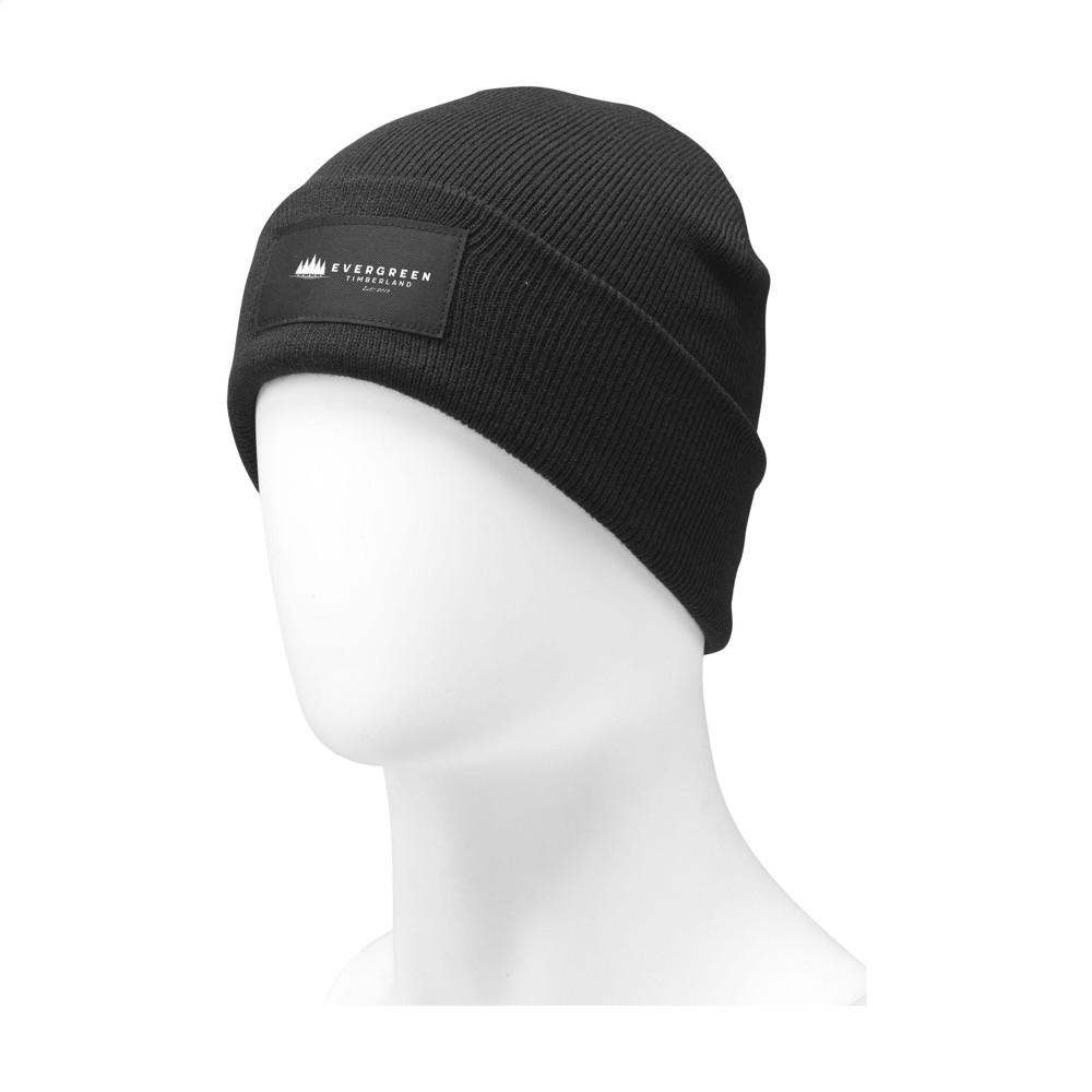 Stavanger GRS RPET Beanie Mütze - schwarz