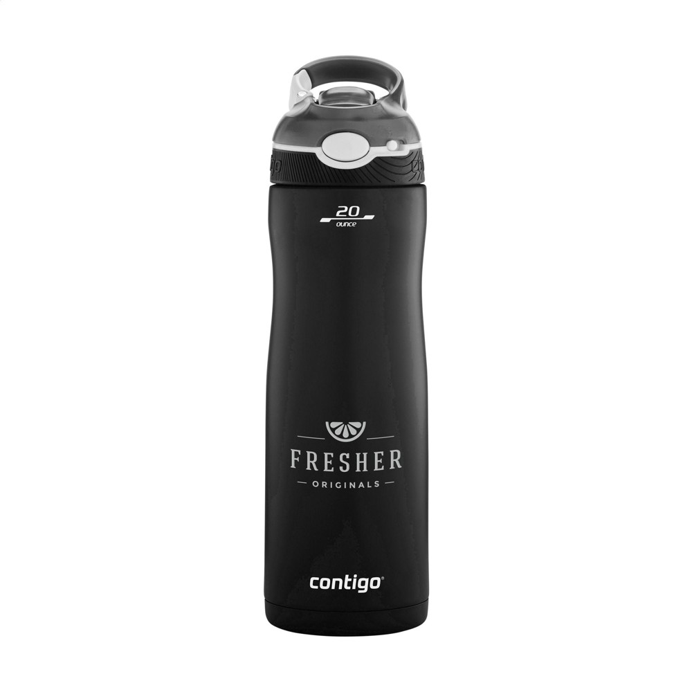 Contigo® Ashland Chill Colour 590 ml Trinkflasche - schwarz (± PMS Black)