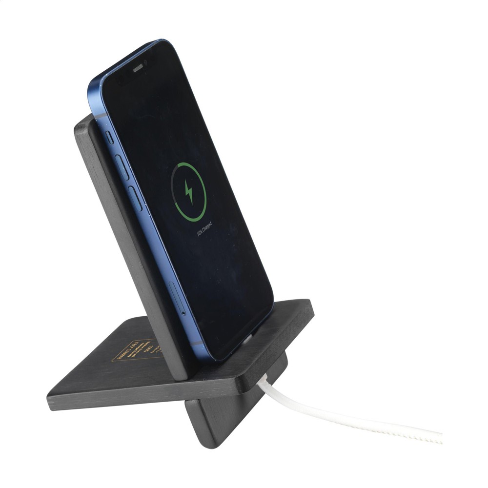 Miyo Bamboo Phone Stand Handyhalterung - schwarz (± PMS Black)