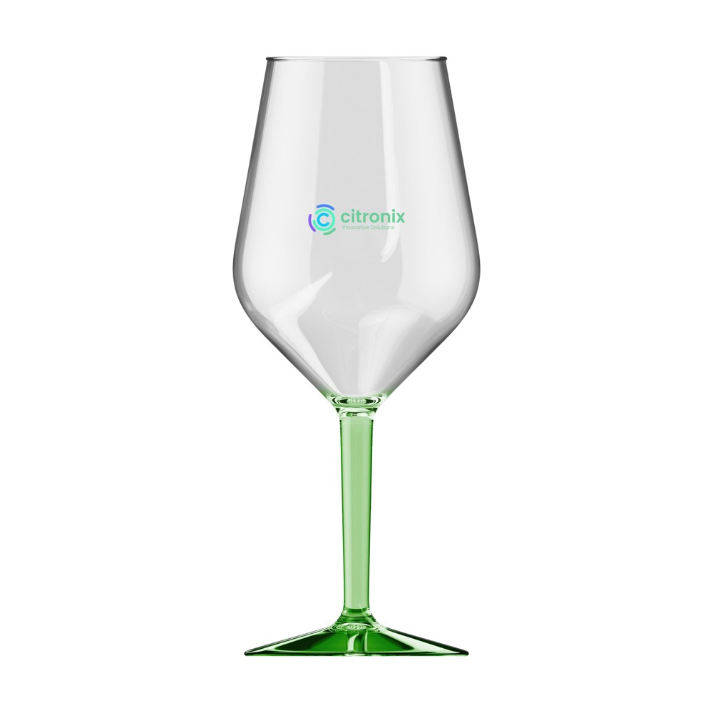 HappyGlass Lady Abigail Trans Weinglas Tritan 470 ml - transparent grün