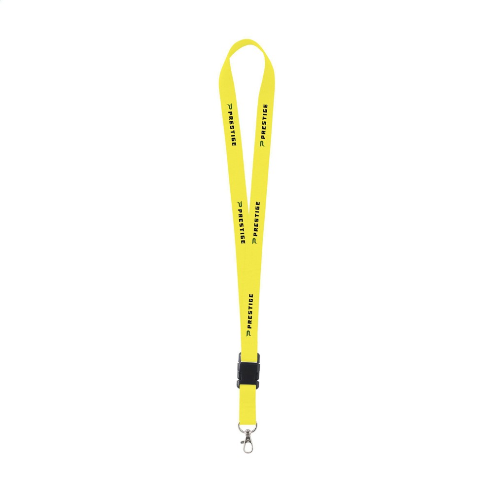 KeyCord 2 cm Schlüsselband - neongelb (± PMS 388)