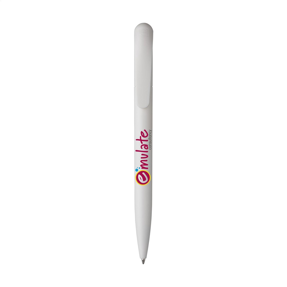 Senator Nature Plus Matt Kugelschreiber - weiß (± PMS White)
