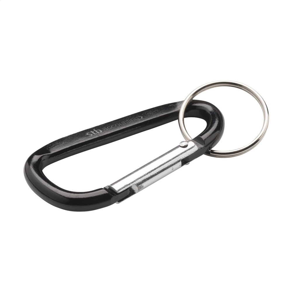 Carabiner GRS Recycled Alu Karabinerhaken - schwarz