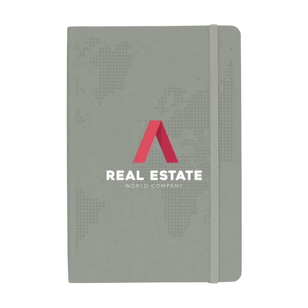 CraftCover Notebook A5 Notizbuch - grau (± PMS 7538C)