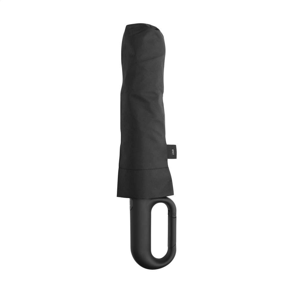 Carabiner RCS RPET faltbarer Regenschirm 21 inch
