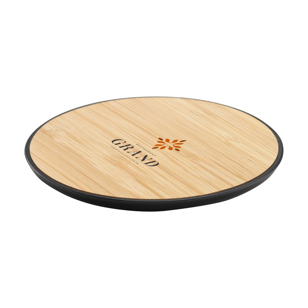 Bamboo 15W Wireless Fast Charger Schnelladegerät