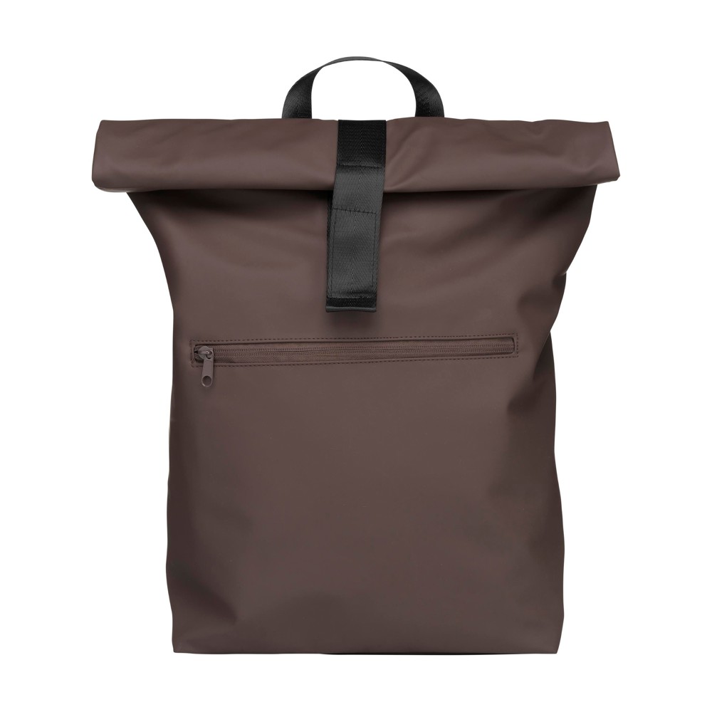 Lennon RCS Recycled Roll-Top Backpack Rucksack - braun (± PMS 438C)