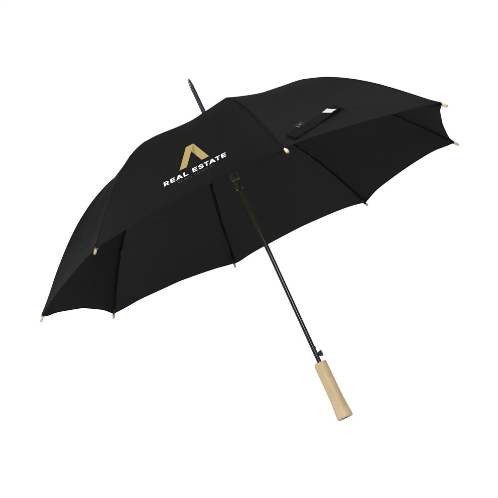 Everest RCS RPET Regenschirm 23 inch - schwarz