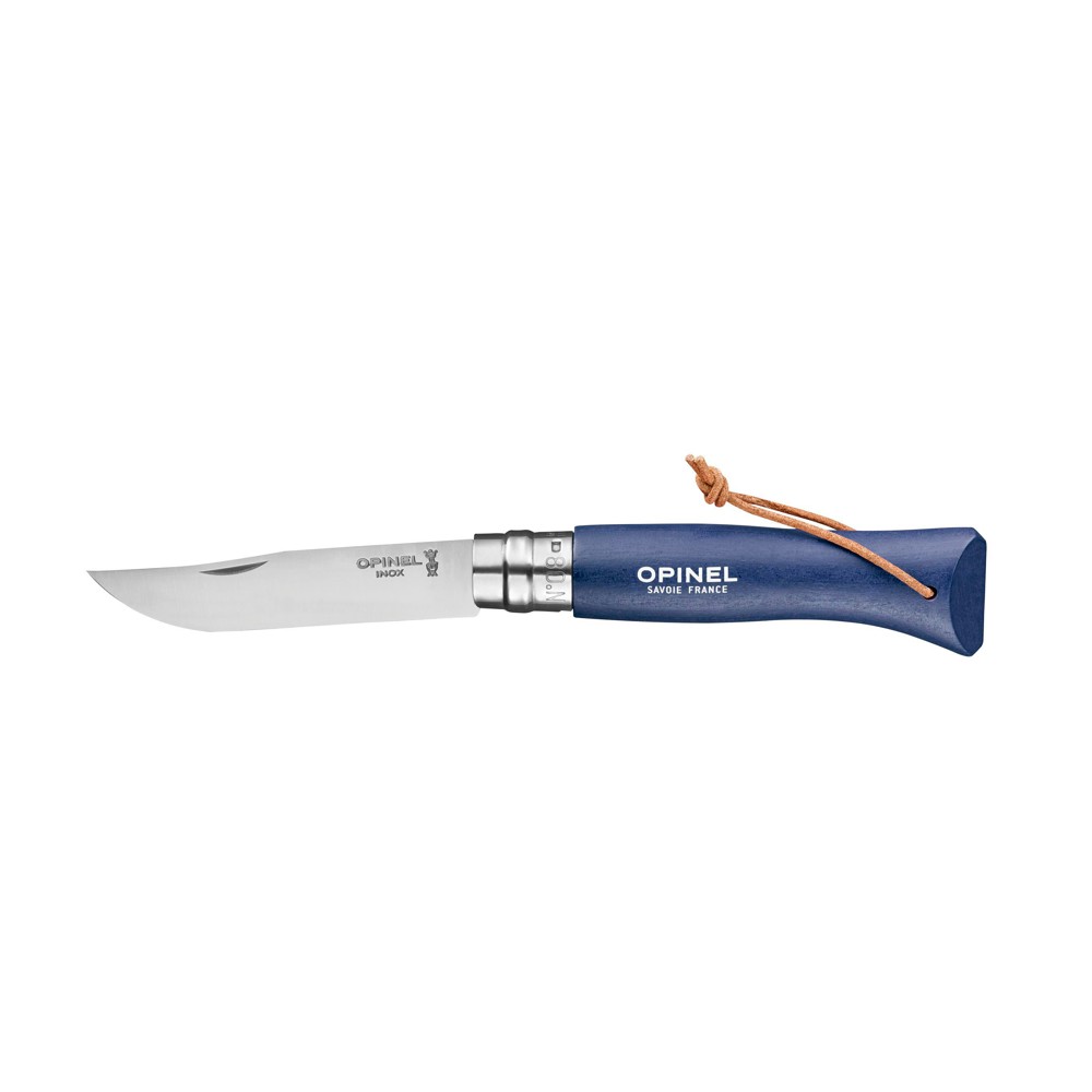 Opinel Colorama No 08 Taschenmesser in einer Gürteletui