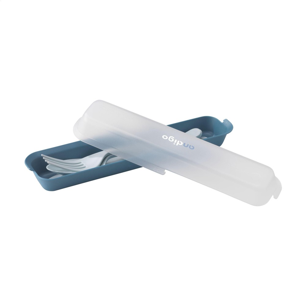 Outdoor 3-piece Besteck - dunkel blau
