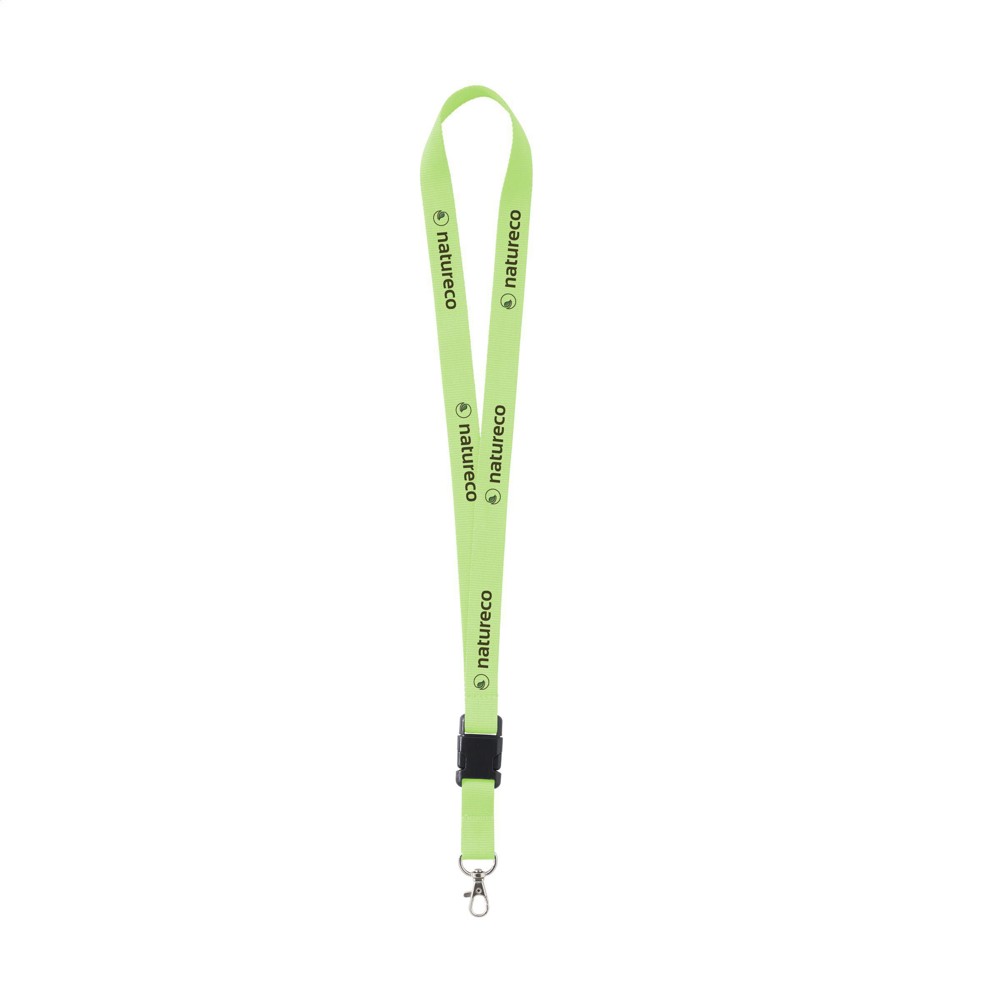 KeyCord 2 cm Schlüsselband - sicherheitsgrün (± PMS Neon Green C)