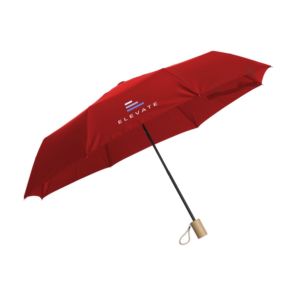 Mini Umbrella RCS RPET faltbarer Regenschirm 21 inch - rot (± PMS 1795)