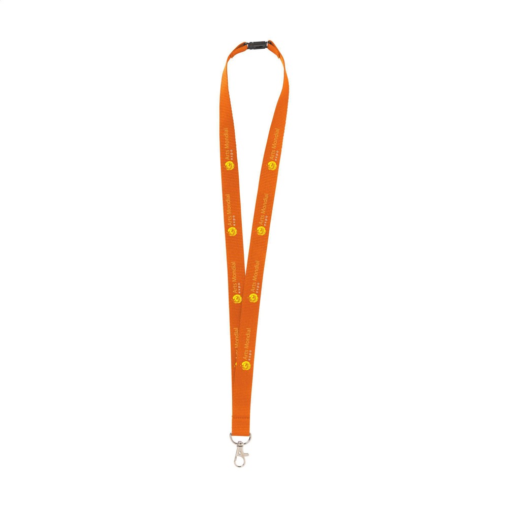 KeyCord Budget Safety 2 cm Schlüsselband - orange (± PMS 1505)