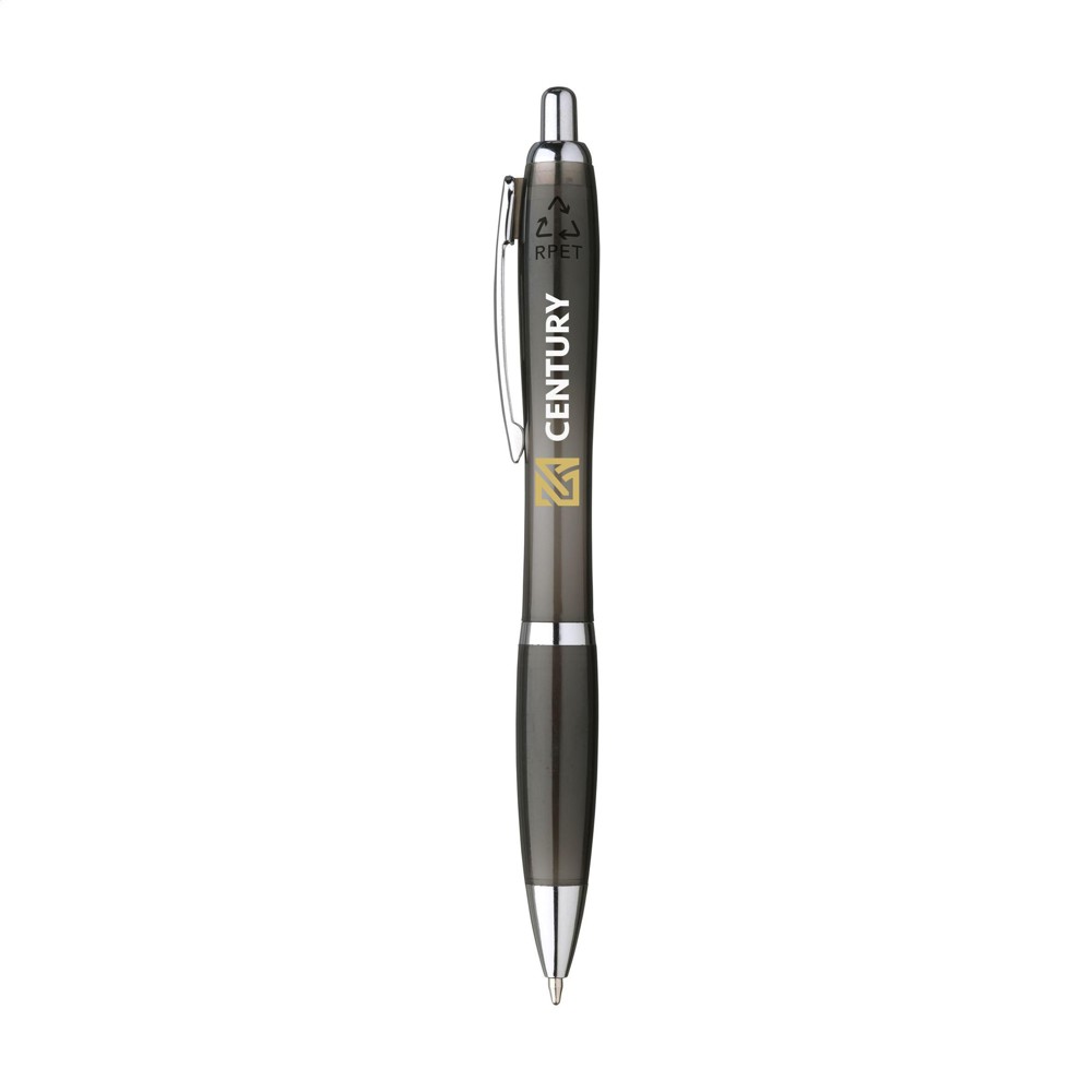 Athos GRS RPET Kugelschreiber - schwarz (± PMS Black)