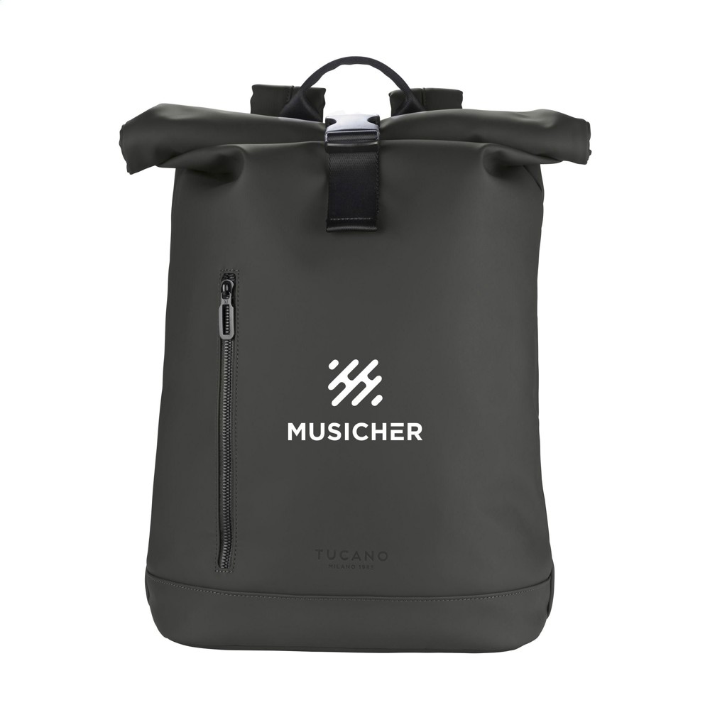 Tucano Gommo Rolltop Backpack 15,6 inch Rucksack - schwarz (± PMS Black)