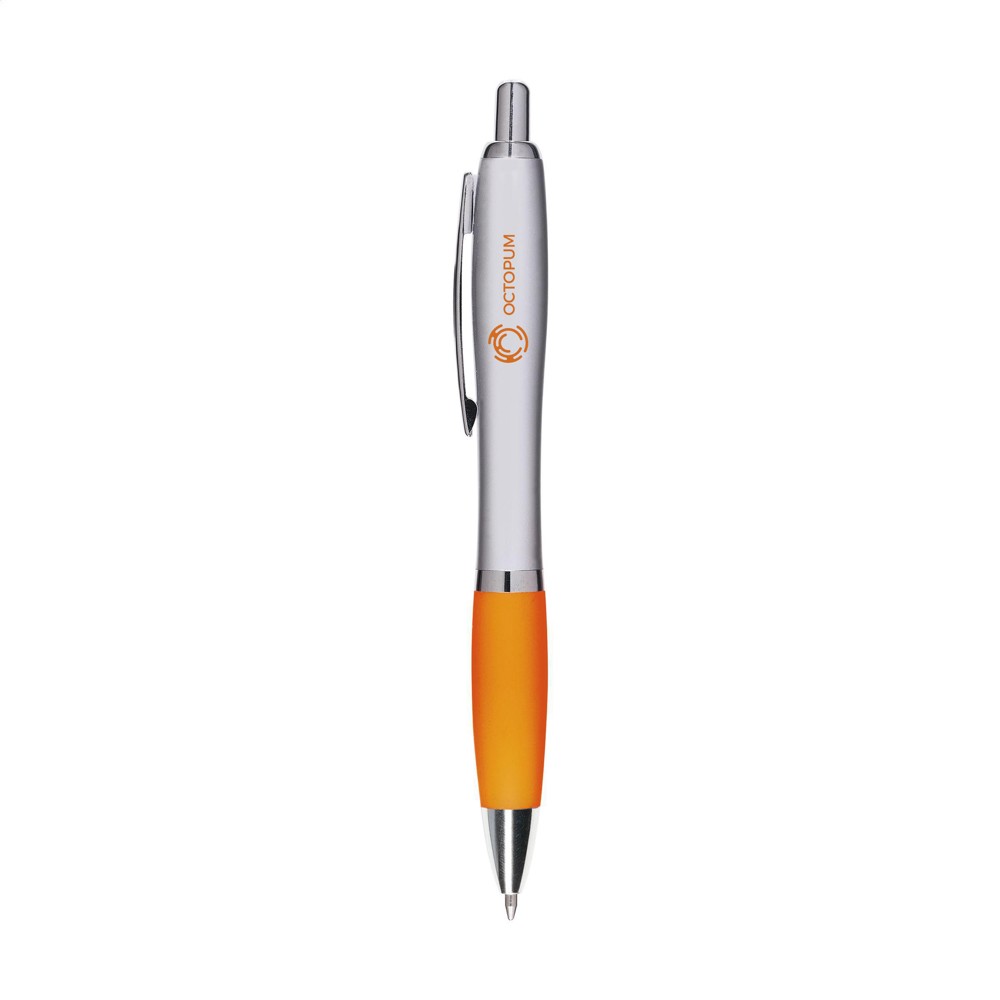 Athos Silver Kugelschreiber - orange (± PMS 1505)
