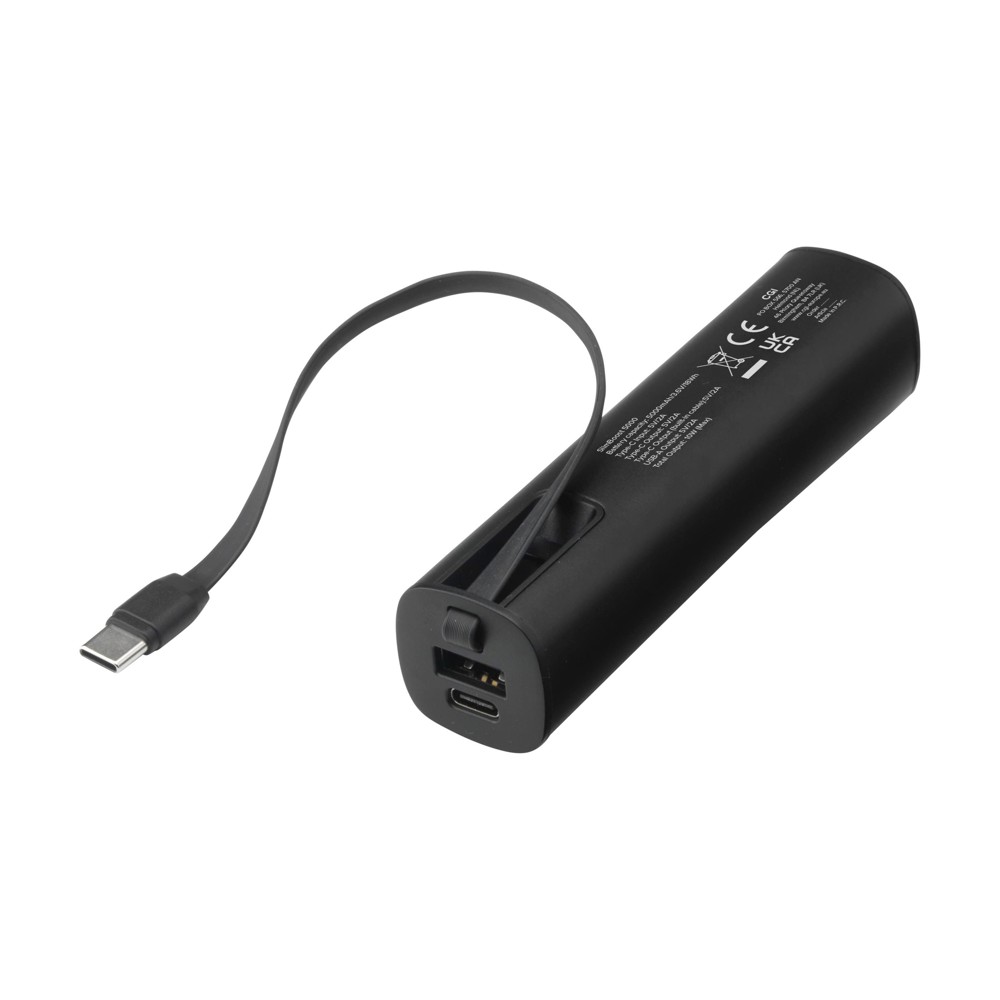 SlimBoost 5000 RCS R-Alu Powerbank Ladegerät - schwarz