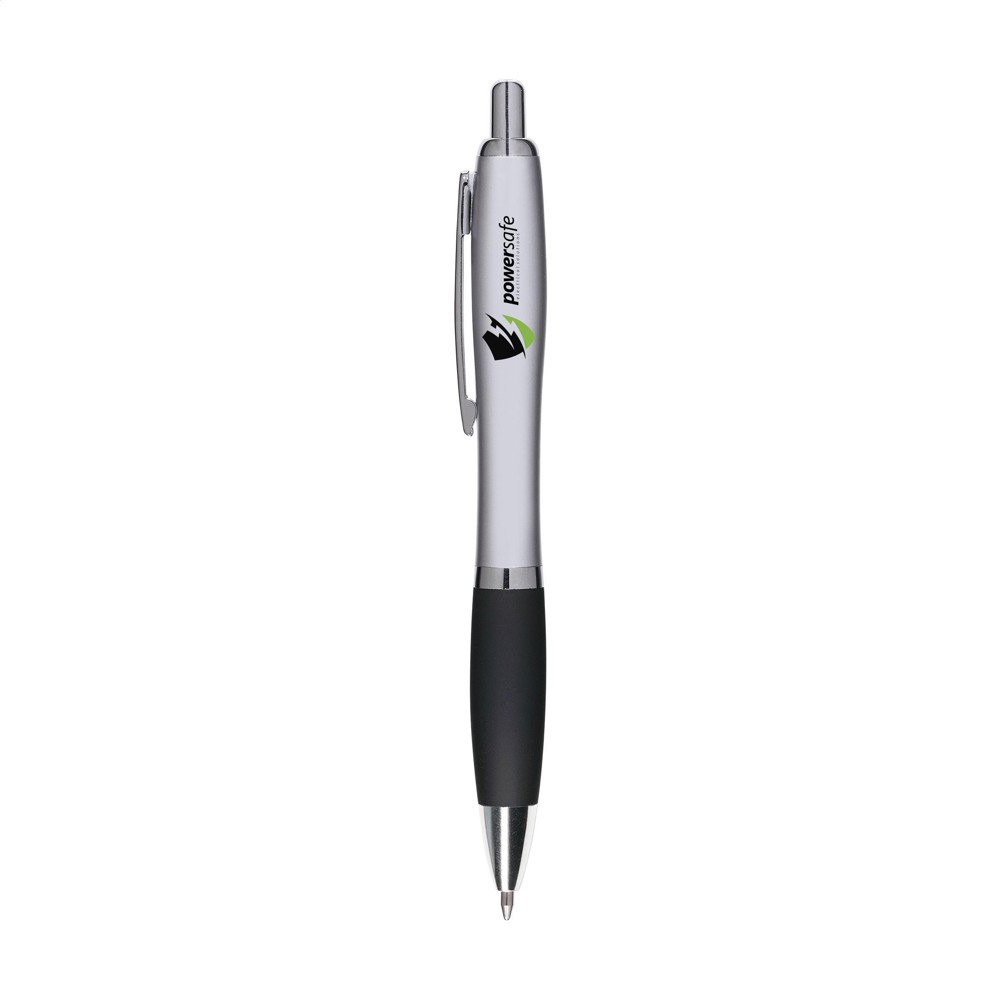 Athos Silver Kugelschreiber - schwarz (± PMS Black)