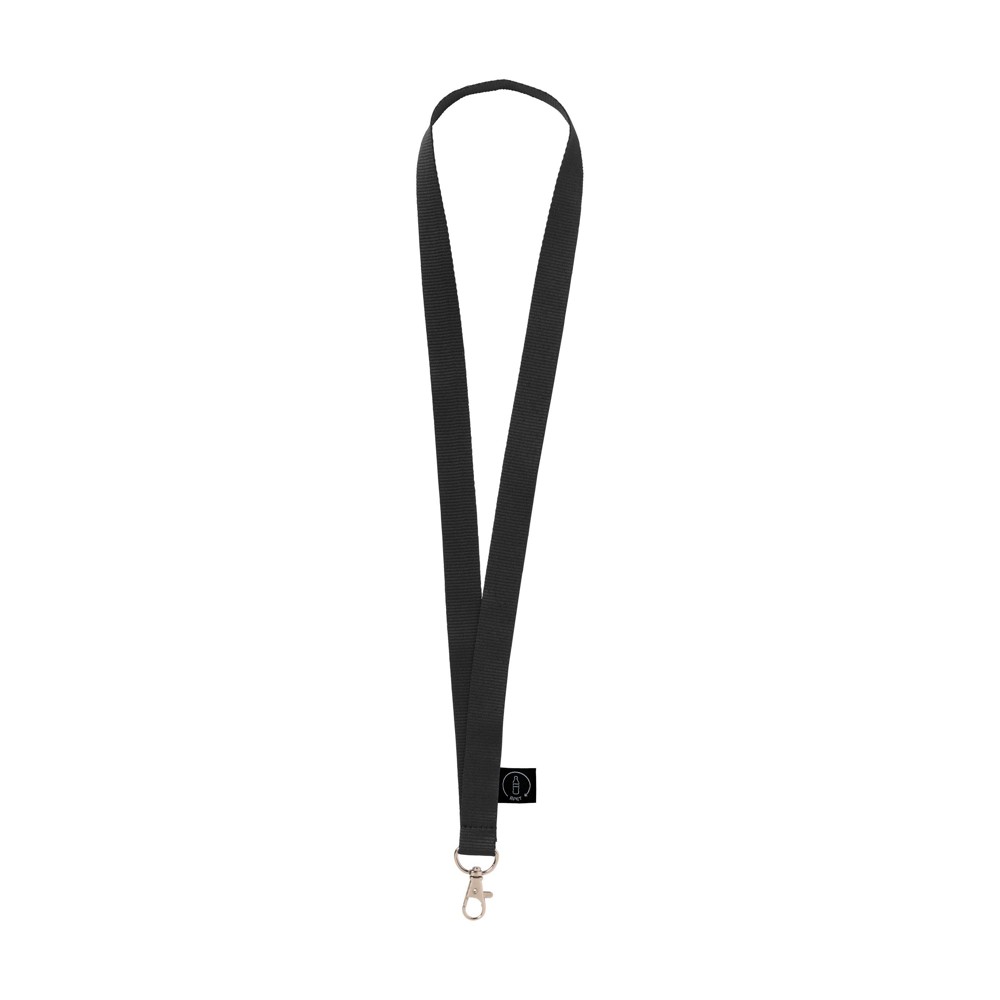 KeyCord Budget GRS RPET 2 cm - schwarz