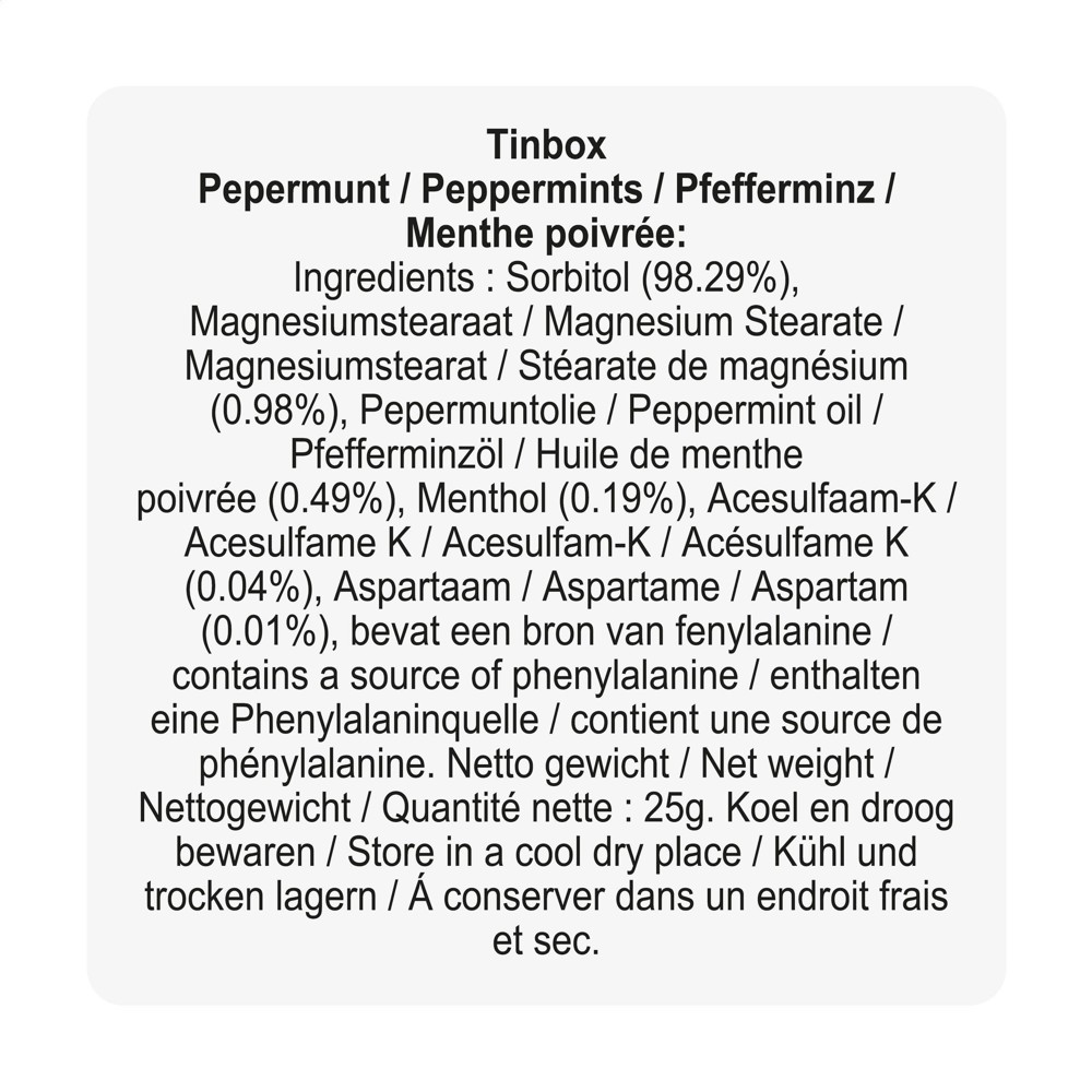 TinBox Pfefferminz