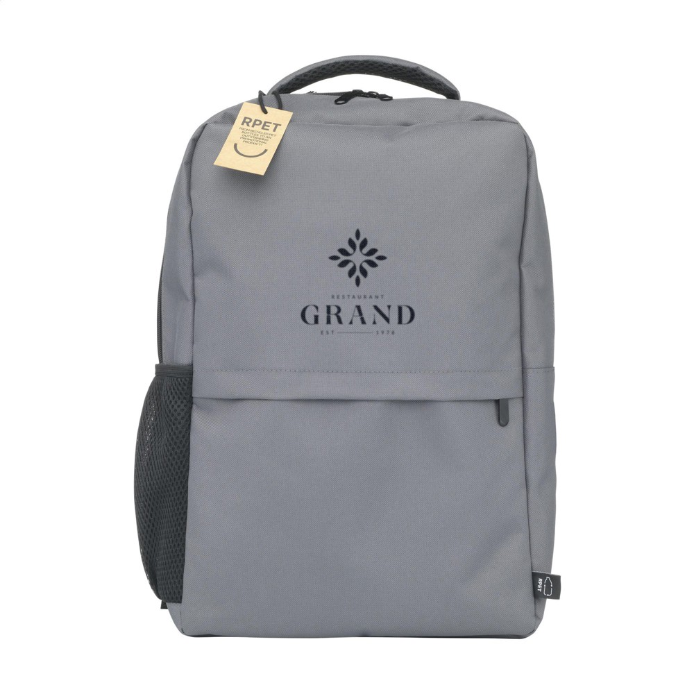 Finley GRS RPET Laptop Backpack Rucksack - grau (± PMS Cool Gray 11C)