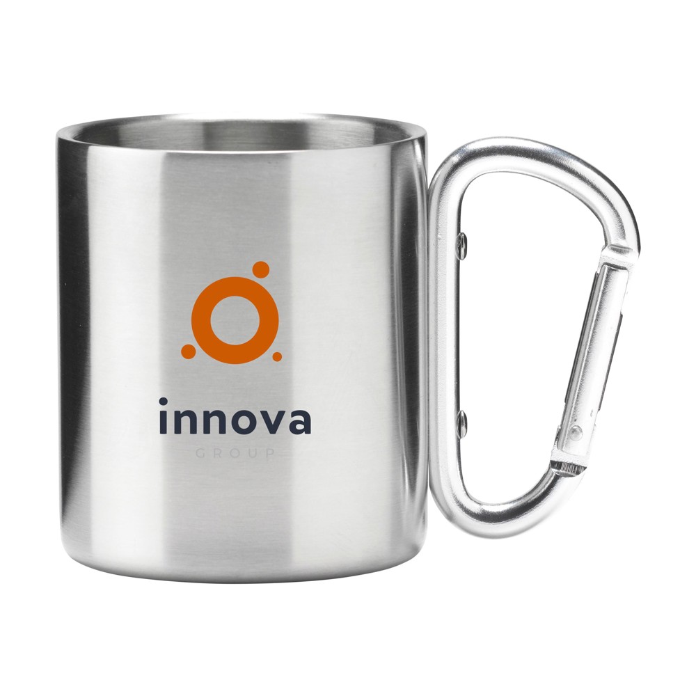 Carabiner RCS Outdoor Mug 220 ml Tasse - silber