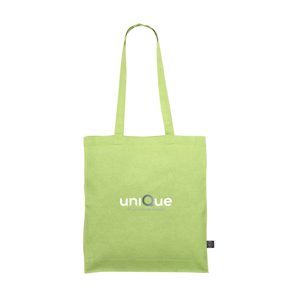 Colour Square Bag GRS Recycled Cotton (150 g/m²) Tasche - hellgrün