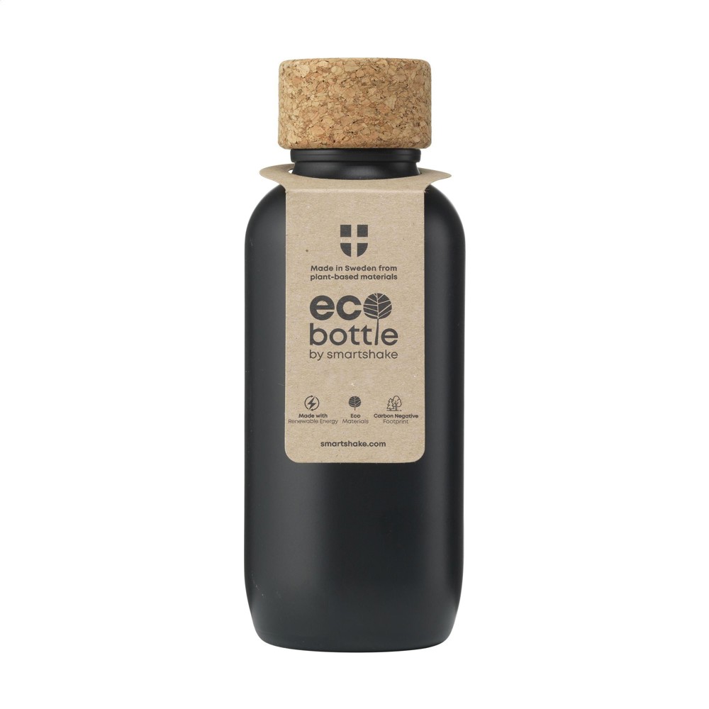 EcoBottle 650 ml auf Planzenbasis-Hergestellt in der EU - schwarz