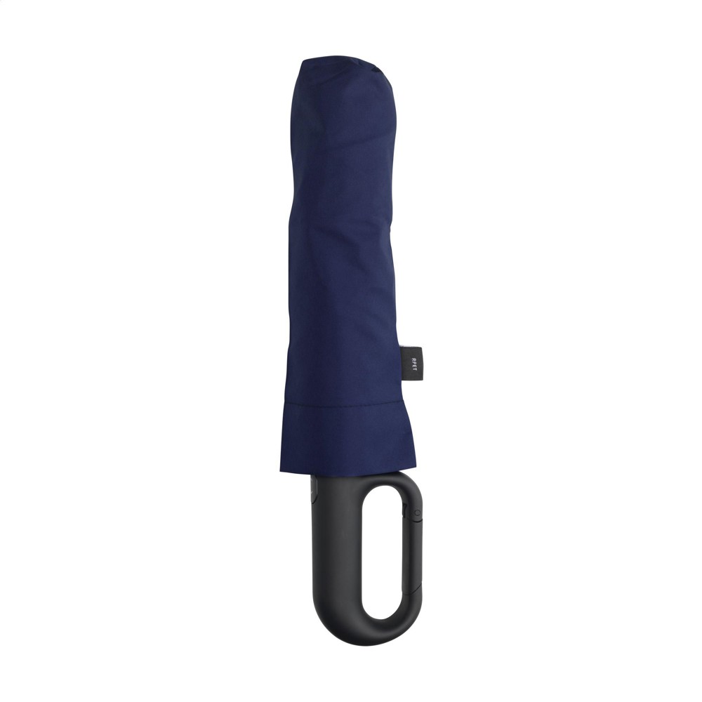 Carabiner RCS RPET faltbarer Regenschirm 21 inch