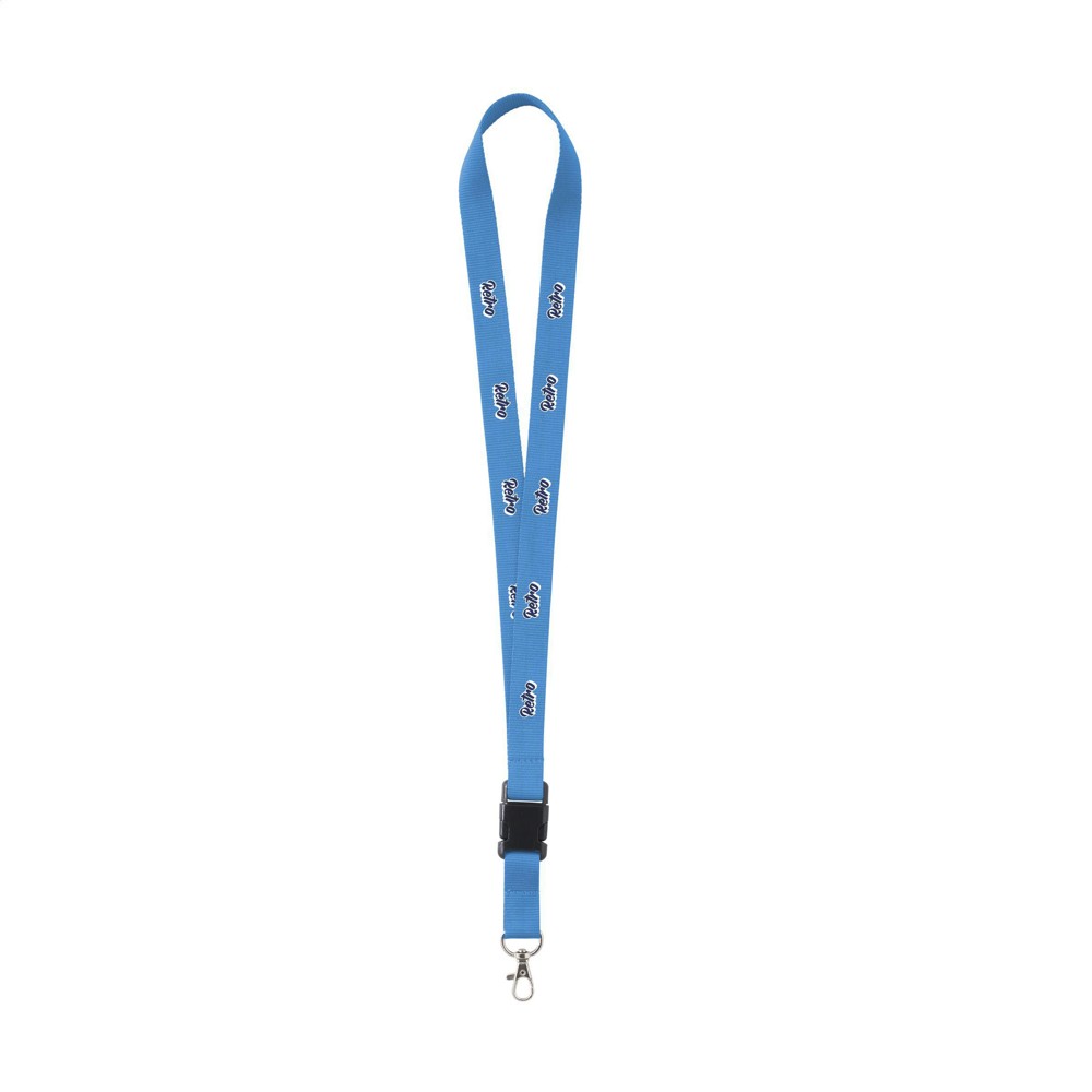 KeyCord 2 cm Schlüsselband - hellblau (± PMS 3005)