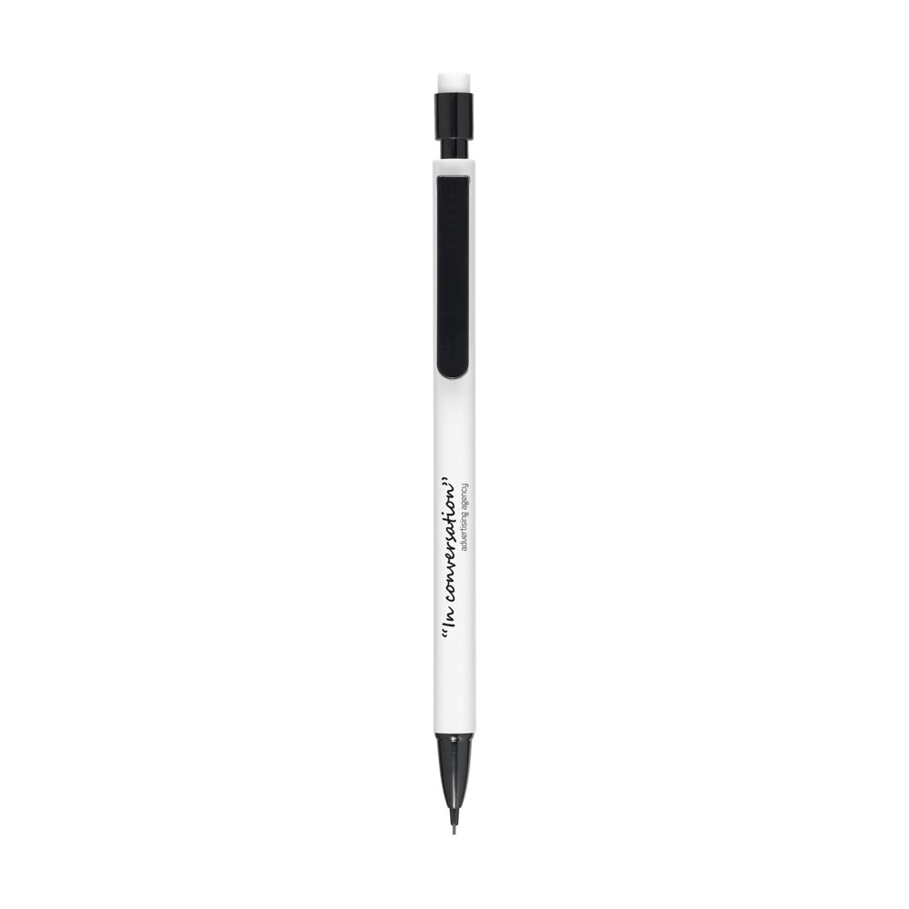 SignPoint Druckbleistift - schwarz/weiß (± PMS Black)