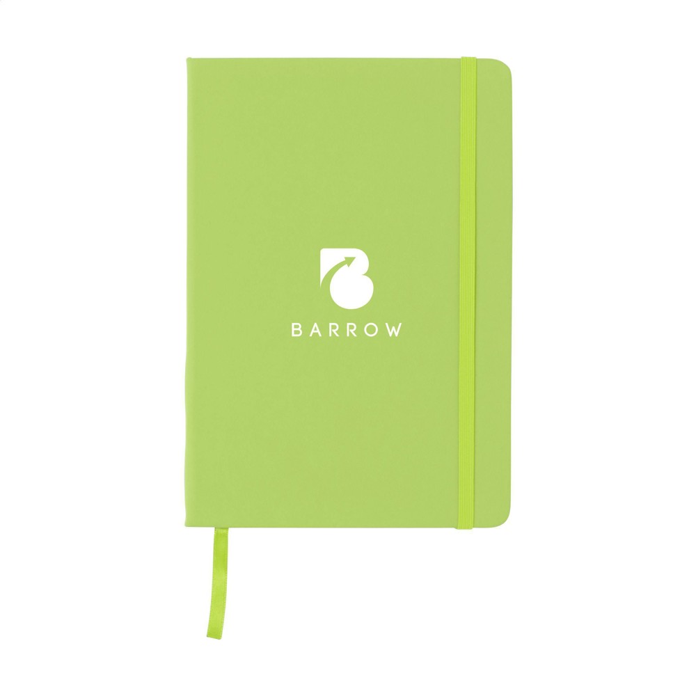 BudgetNote A5 Lines Notizbuch - limettengrün (± PMS 367C)