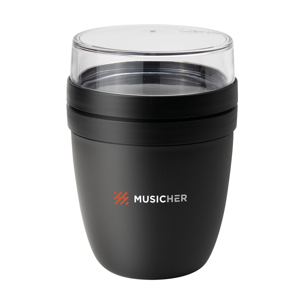 Mepal Lunchpot Ellipse 500 ml Lebensmittelbehälter - schwarz (± PMS 419C)